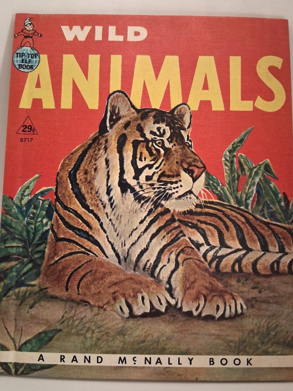 Vintage Wild Animals Rand McNally Elf Book by Anna Ratzesberger